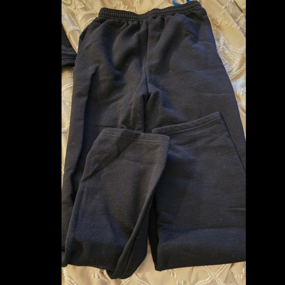 Men's Hanes Black Sweat Pants set of 2
